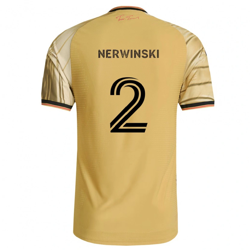 Danxen Homem Camisola Jake Nerwinski #2 Marrom Amarelo Preto Alternativa 2026/27 Camisa