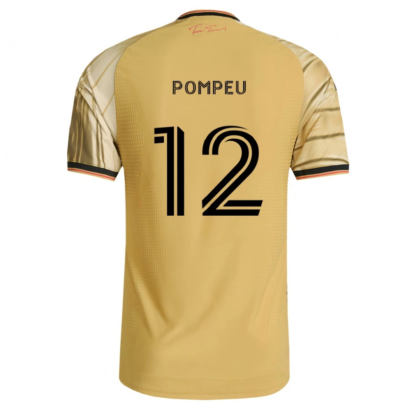 Danxen Homem Camisola Célio Pompeu #12 Marrom Amarelo Preto Alternativa 2026/27 Camisa