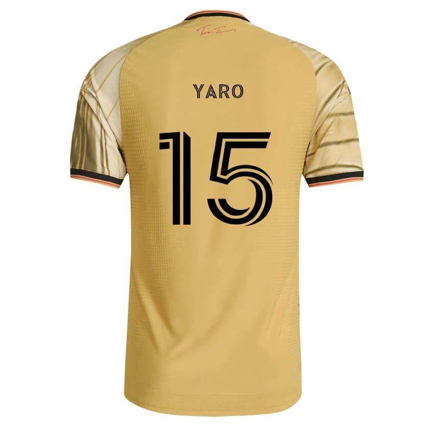 Danxen Homem Camisola Joshua Yaro #15 Marrom Amarelo Preto Alternativa 2026/27 Camisa