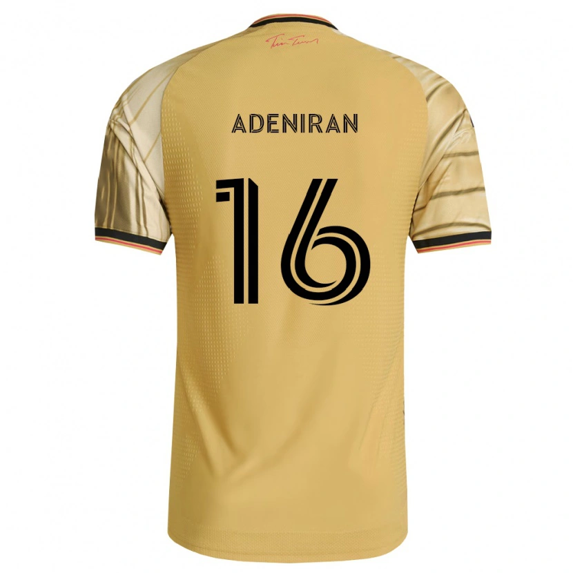 Danxen Homem Camisola Samuel Adeniran #16 Marrom Amarelo Preto Alternativa 2026/27 Camisa