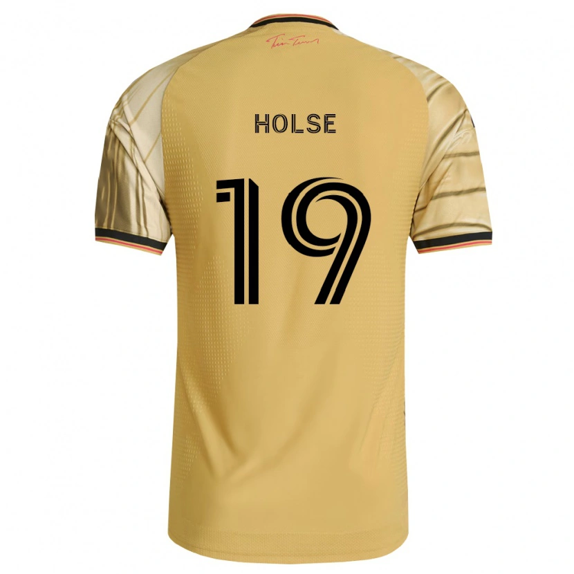 Danxen Homem Camisola Carlo Holse #19 Marrom Amarelo Preto Alternativa 2026/27 Camisa