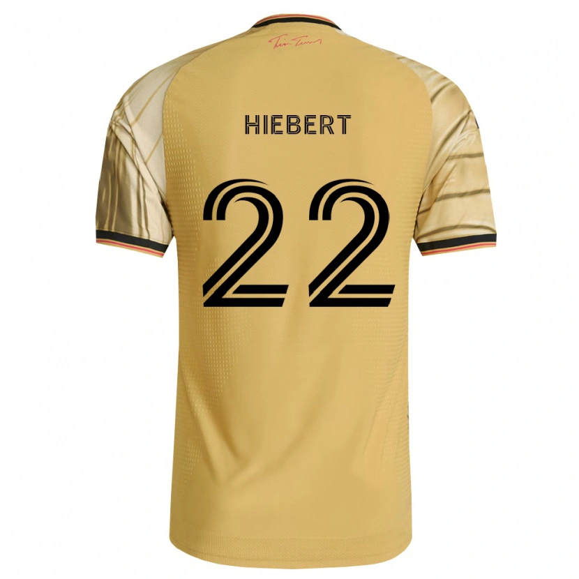 Danxen Homem Camisola Kyle Hiebert #22 Marrom Amarelo Preto Alternativa 2026/27 Camisa