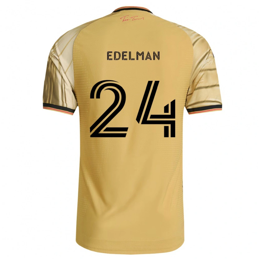 Danxen Homem Camisola Daniel Edelman #24 Marrom Amarelo Preto Alternativa 2026/27 Camisa