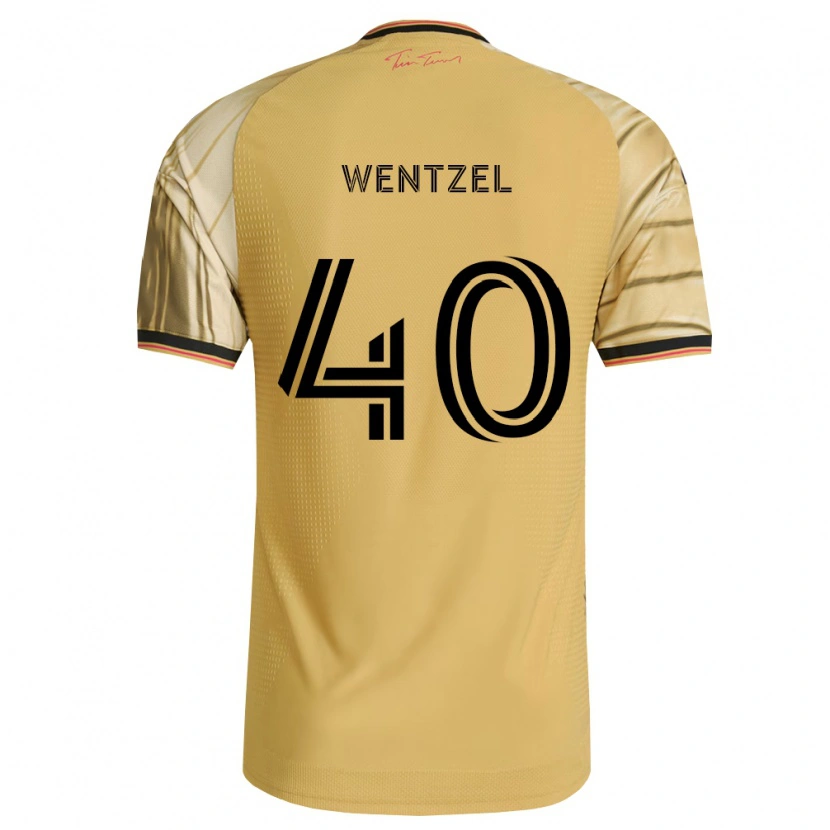 Danxen Homem Camisola Michael Wentzel #40 Marrom Amarelo Preto Alternativa 2026/27 Camisa