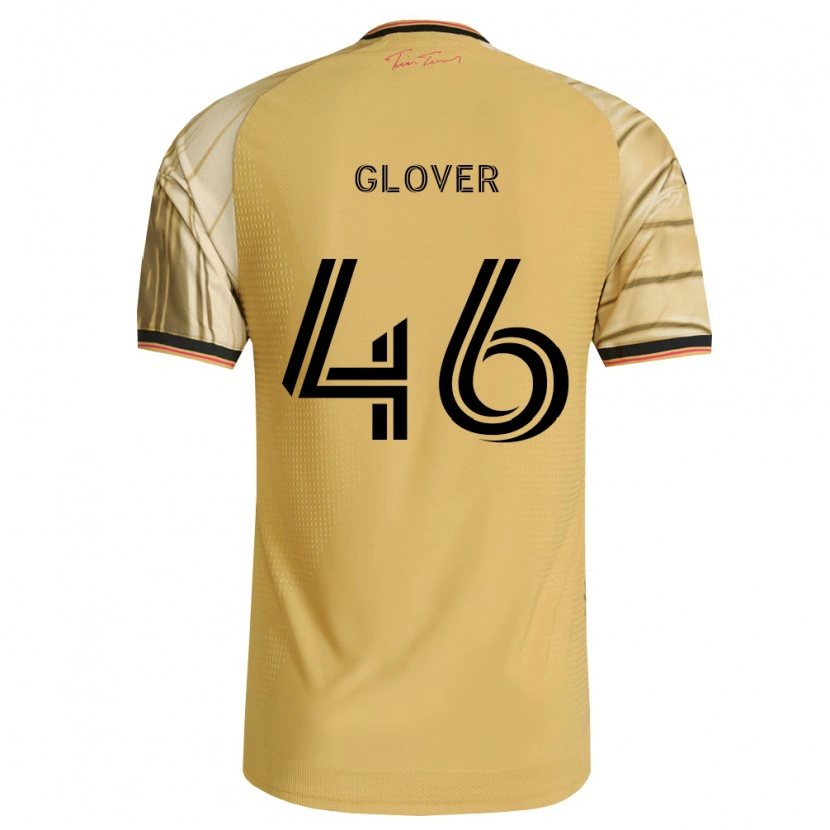 Danxen Homem Camisola Caden Glover #46 Marrom Amarelo Preto Alternativa 2026/27 Camisa