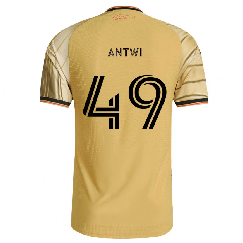 Danxen Homem Camisola Seth Antwi #49 Marrom Amarelo Preto Alternativa 2026/27 Camisa