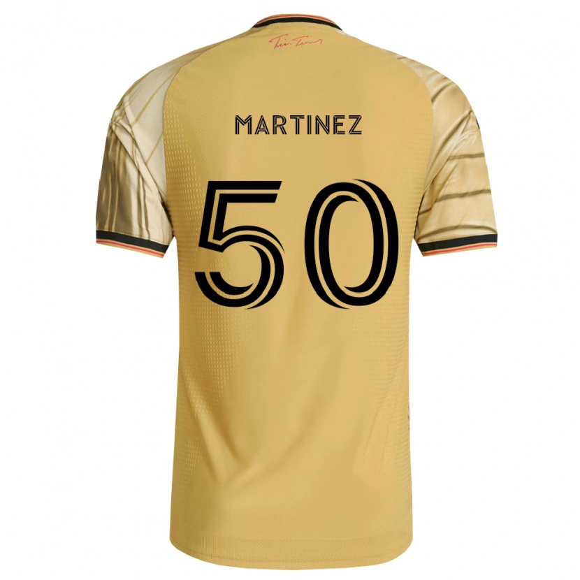 Danxen Homem Camisola Nate Martinez #50 Marrom Amarelo Preto Alternativa 2026/27 Camisa