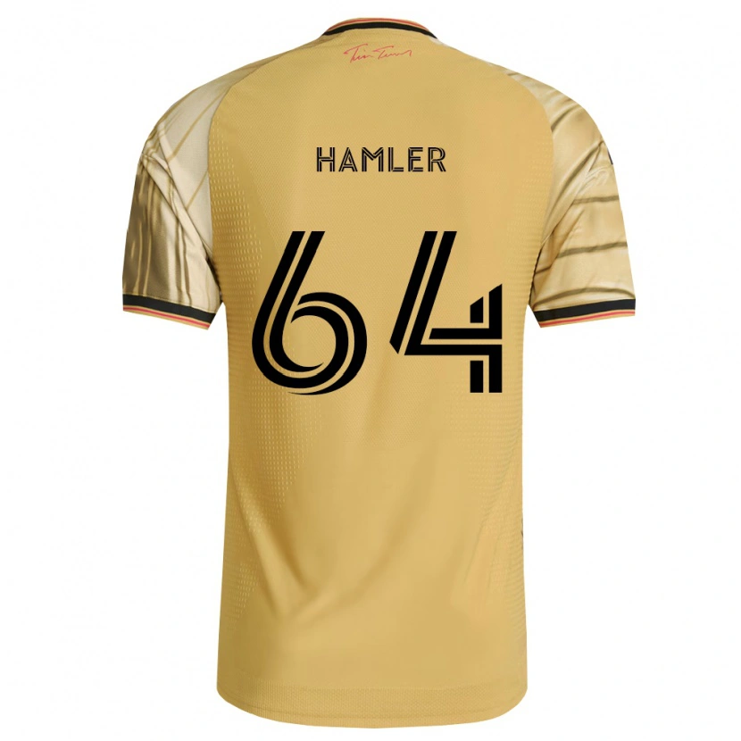 Danxen Homem Camisola Cobe Hamler #64 Marrom Amarelo Preto Alternativa 2026/27 Camisa