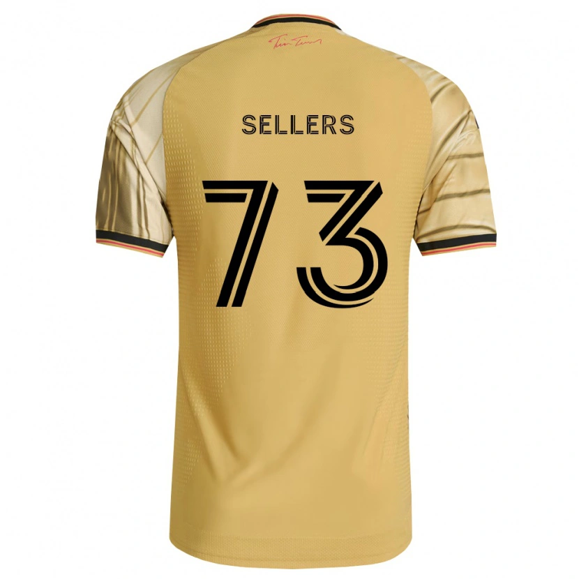 Danxen Homem Camisola Braydon Sellers #73 Marrom Amarelo Preto Alternativa 2026/27 Camisa