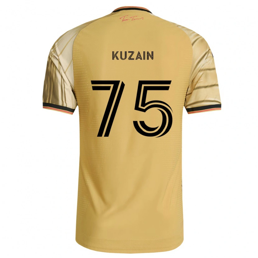 Danxen Homem Camisola Wan Kuzain #75 Marrom Amarelo Preto Alternativa 2026/27 Camisa