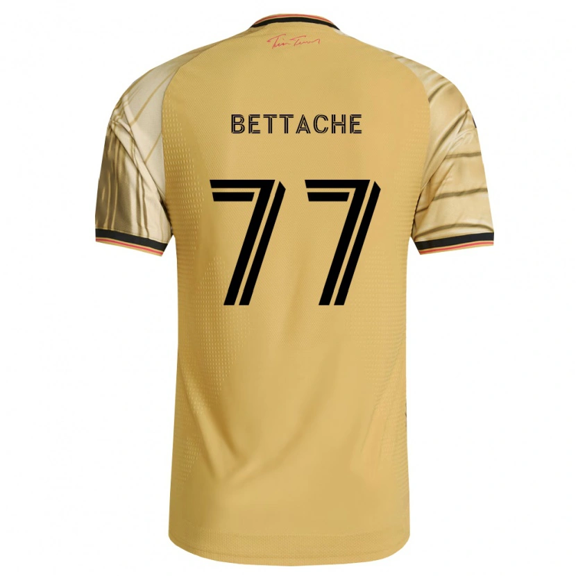 Danxen Homem Camisola Faysal Bettache #77 Marrom Amarelo Preto Alternativa 2026/27 Camisa