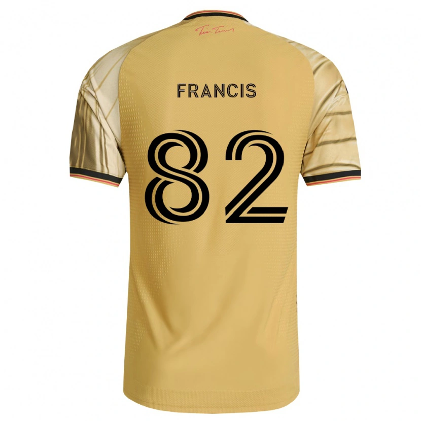 Danxen Homem Camisola Patrick Francis #82 Marrom Amarelo Preto Alternativa 2026/27 Camisa