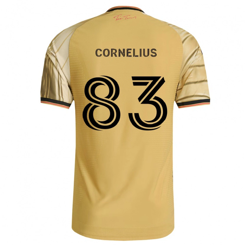 Danxen Homem Camisola Lorenzo Cornelius #83 Marrom Amarelo Preto Alternativa 2026/27 Camisa