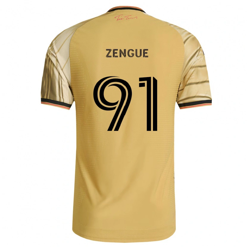 Danxen Homem Camisola Zach Zengue #91 Marrom Amarelo Preto Alternativa 2026/27 Camisa