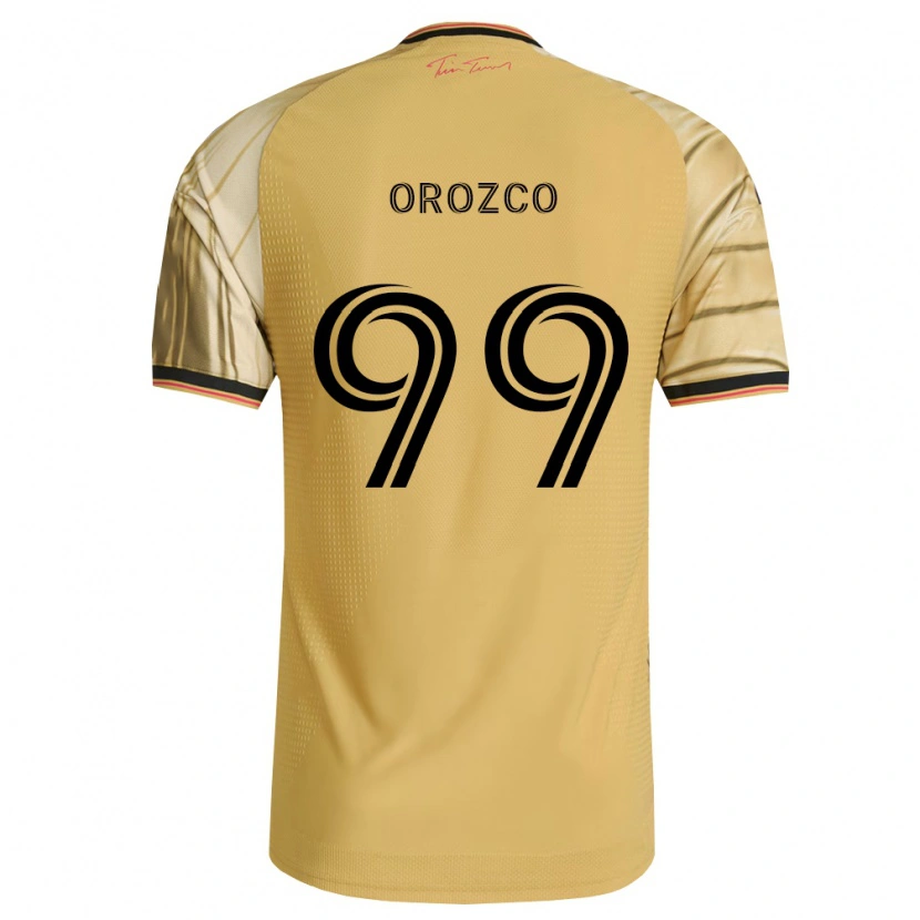 Danxen Homem Camisola Jaziel Orozco #99 Marrom Amarelo Preto Alternativa 2026/27 Camisa