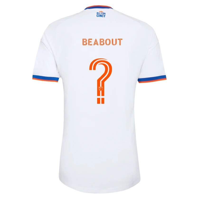 Danxen Homem Camisola Oli Beabout #0 Branco Azul Marinho Laranja Alternativa 2026/27 Camisa