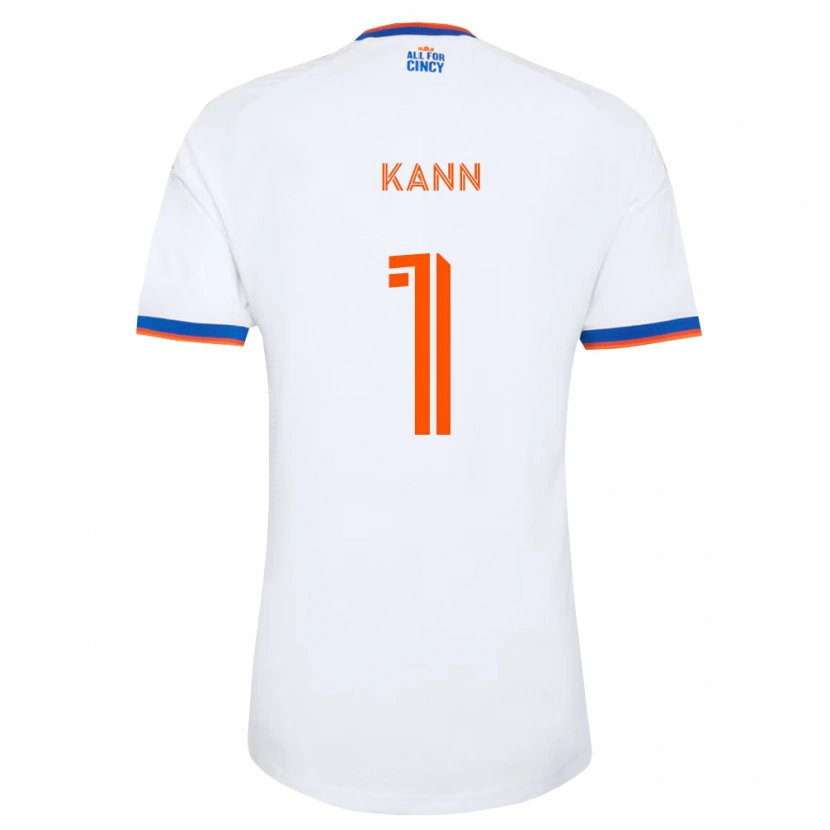 Danxen Homem Camisola Alec Kann #1 Branco Azul Marinho Laranja Alternativa 2026/27 Camisa