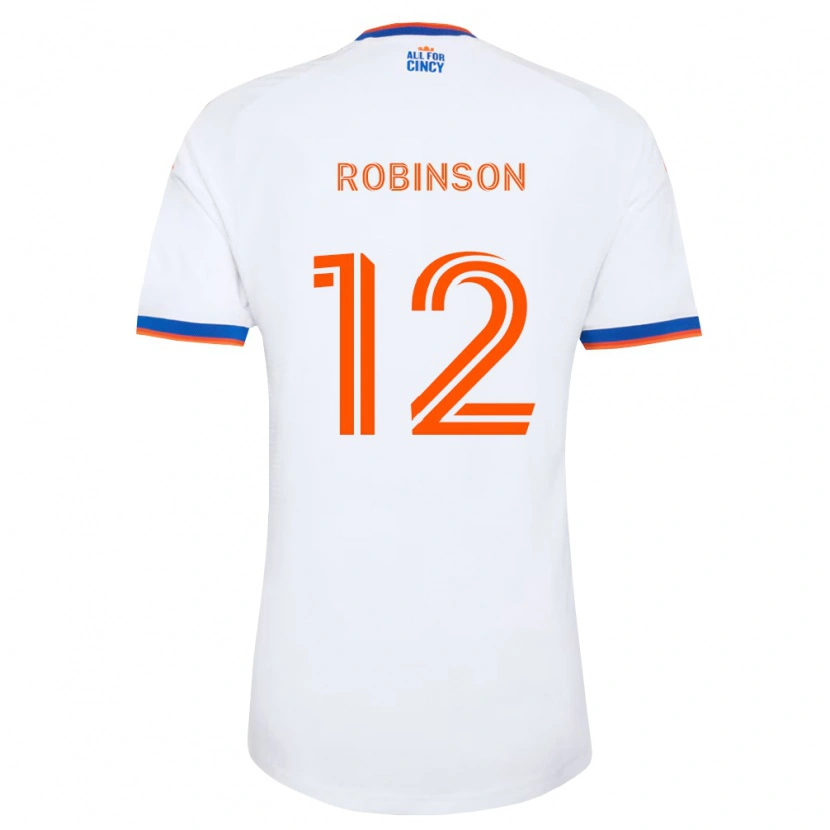 Danxen Homem Camisola Miles Robinson #12 Branco Azul Marinho Laranja Alternativa 2026/27 Camisa