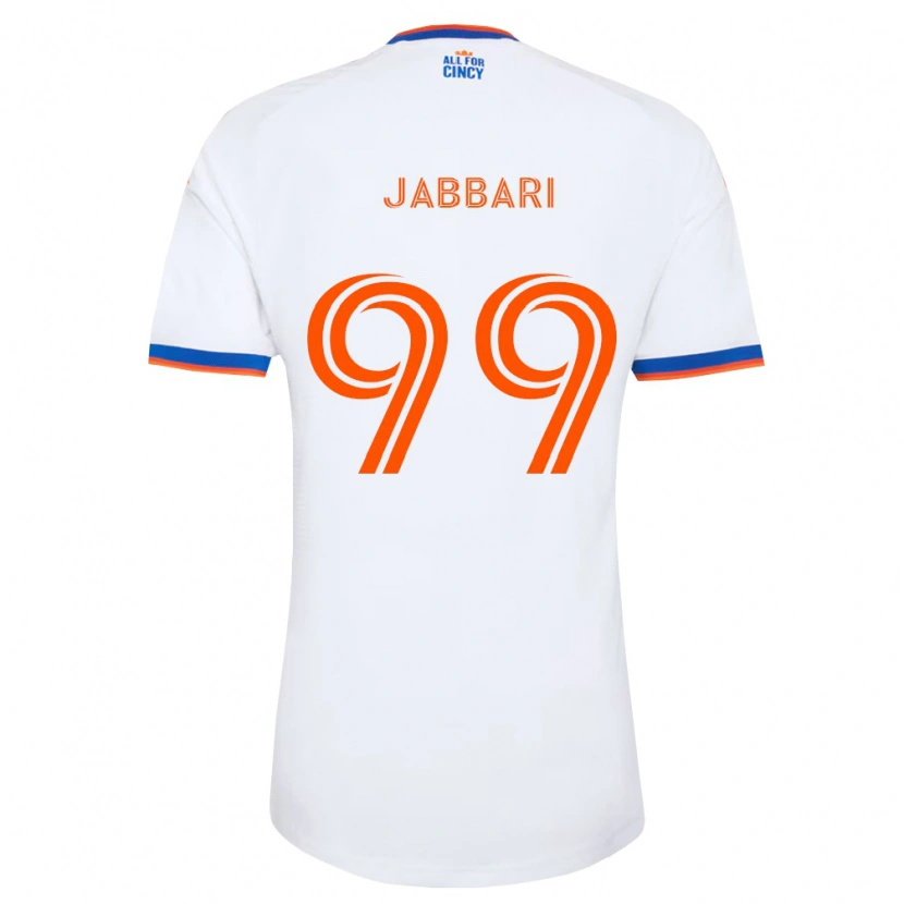 Danxen Homem Camisola Ayoub Jabbari #99 Branco Azul Marinho Laranja Alternativa 2026/27 Camisa
