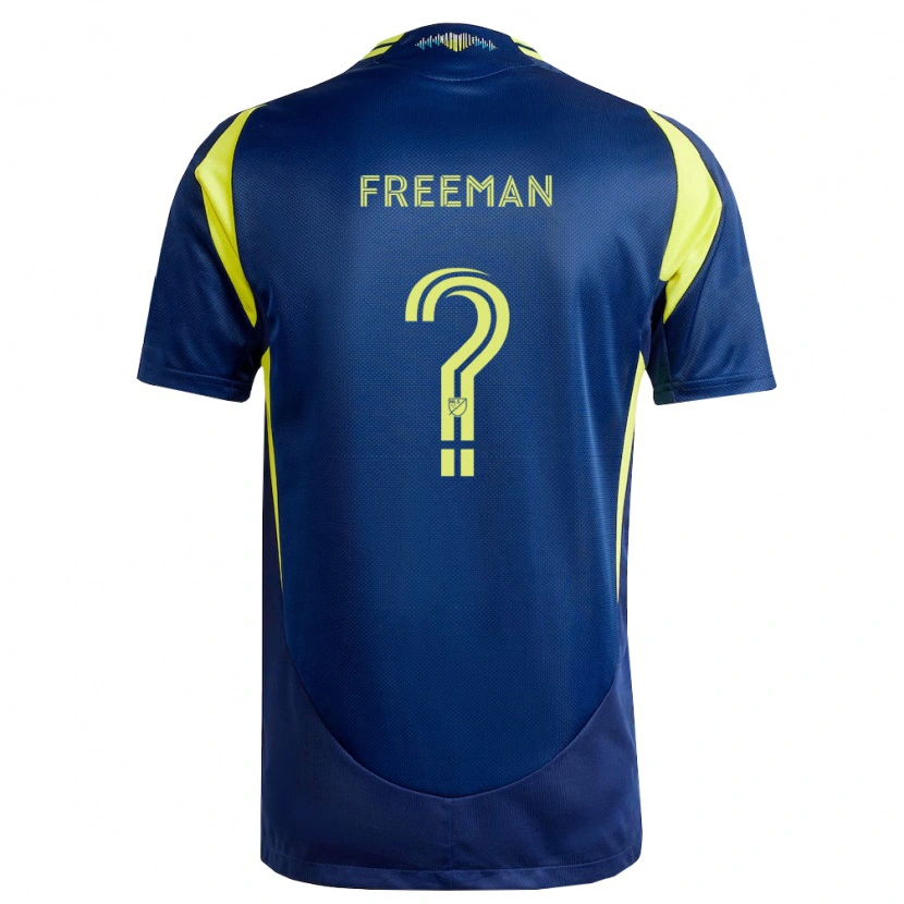 Danxen Homem Camisola Tyler Freeman #0 Amarelo Azul Marinho Alternativa 2026/27 Camisa