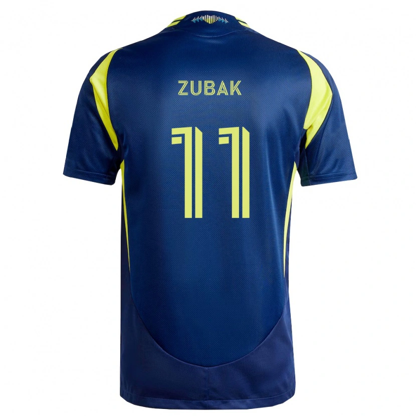 Danxen Homem Camisola Ethan Zubak #11 Amarelo Azul Marinho Alternativa 2026/27 Camisa