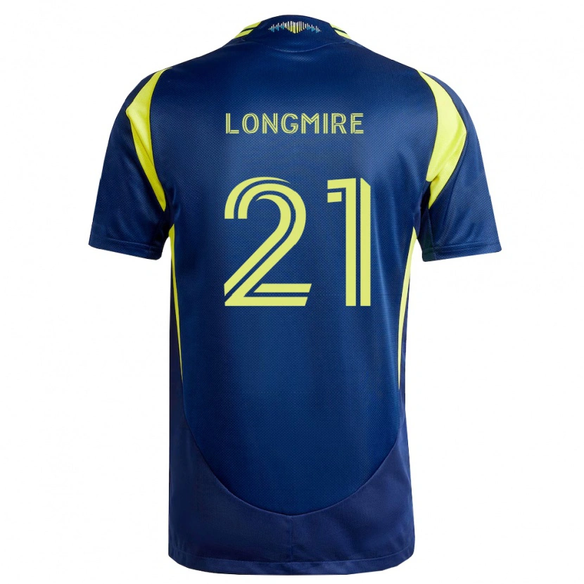 Danxen Homem Camisola Ahmed Longmire #21 Amarelo Azul Marinho Alternativa 2026/27 Camisa