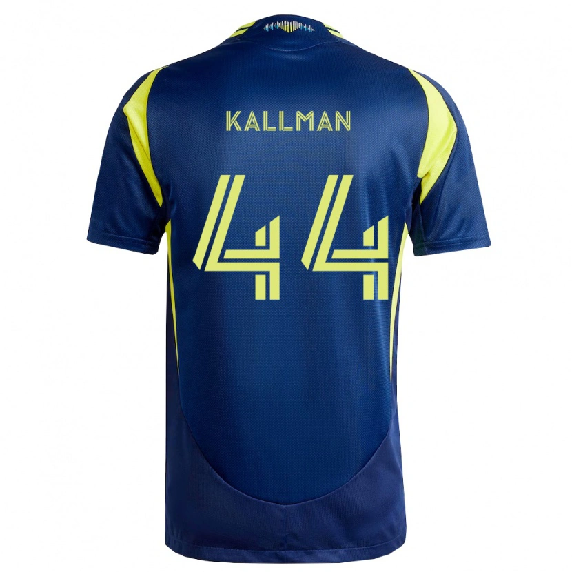 Danxen Homem Camisola Brent Kallman #44 Amarelo Azul Marinho Alternativa 2026/27 Camisa