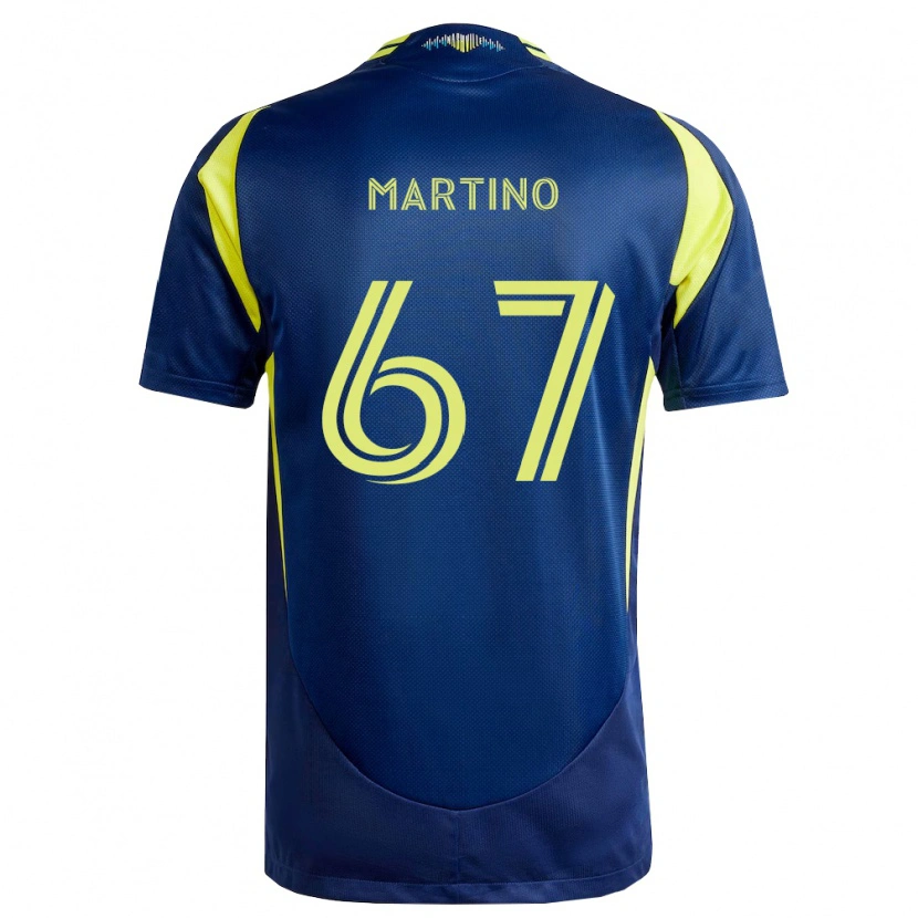 Danxen Homem Camisola Ben Martino #67 Amarelo Azul Marinho Alternativa 2026/27 Camisa