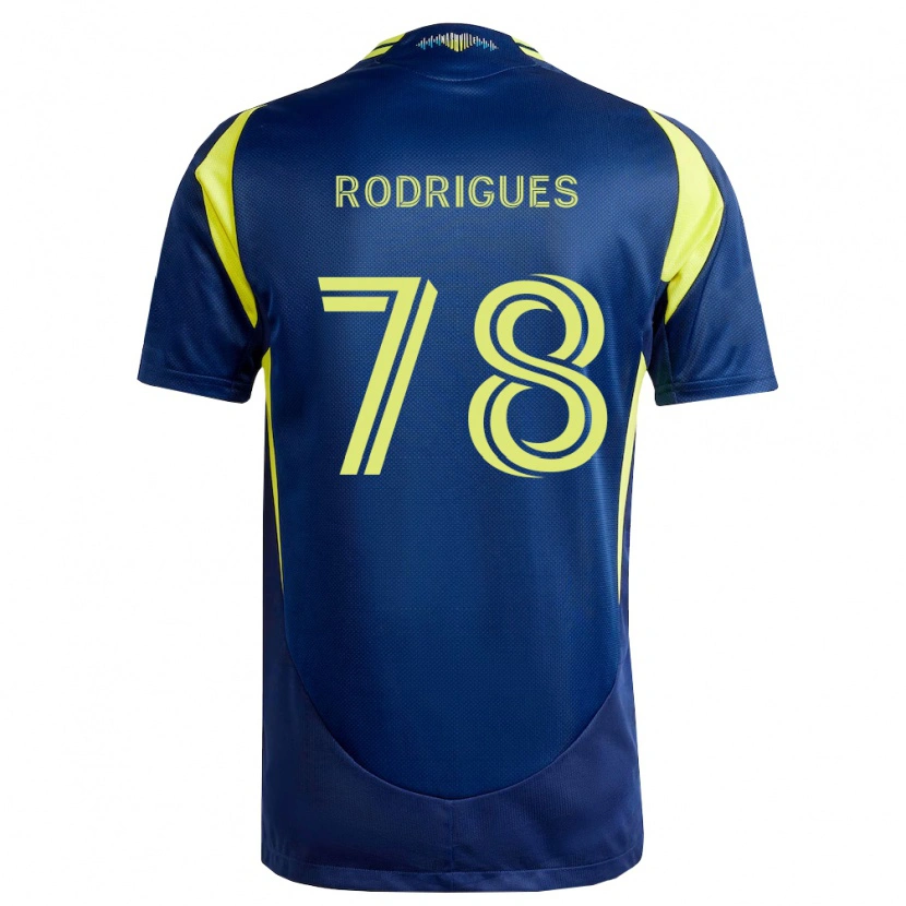 Danxen Homem Camisola Giuliano Rodrigues #78 Amarelo Azul Marinho Alternativa 2026/27 Camisa