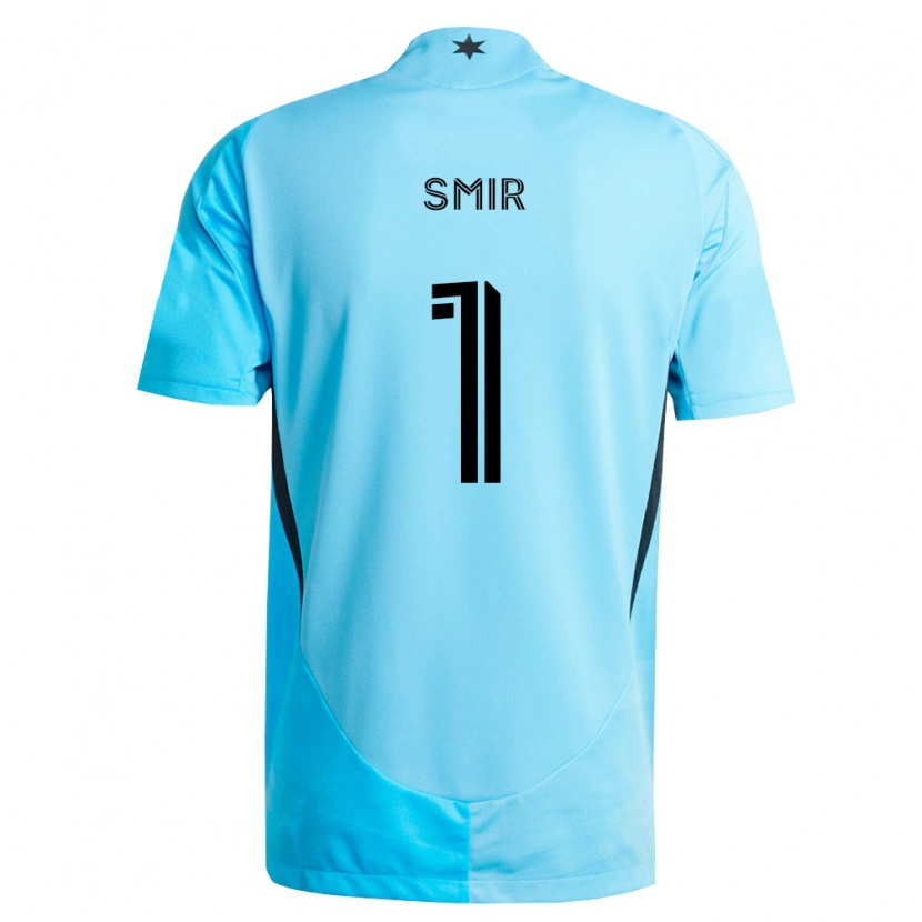 Danxen Homem Camisola Alec Smir #1 Azul Claro Preto Alternativa 2026/27 Camisa