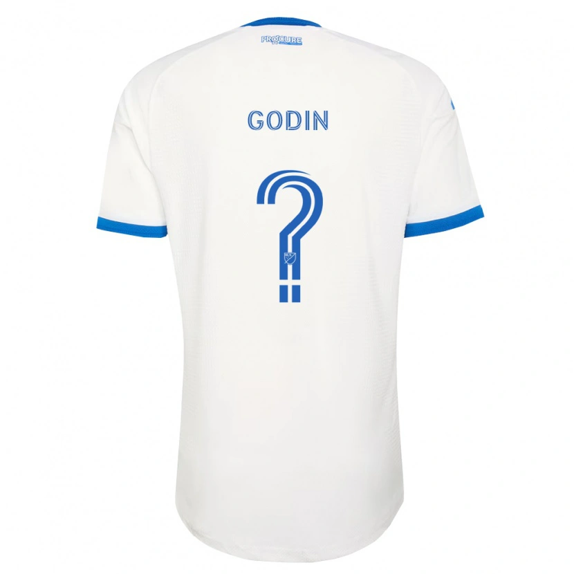 Danxen Homem Camisola Étienne Godin #0 Azul Celeste Branco Alternativa 2026/27 Camisa