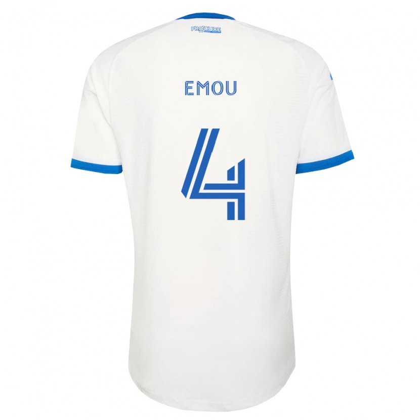 Danxen Homem Camisola Israel Emou #4 Azul Celeste Branco Alternativa 2026/27 Camisa