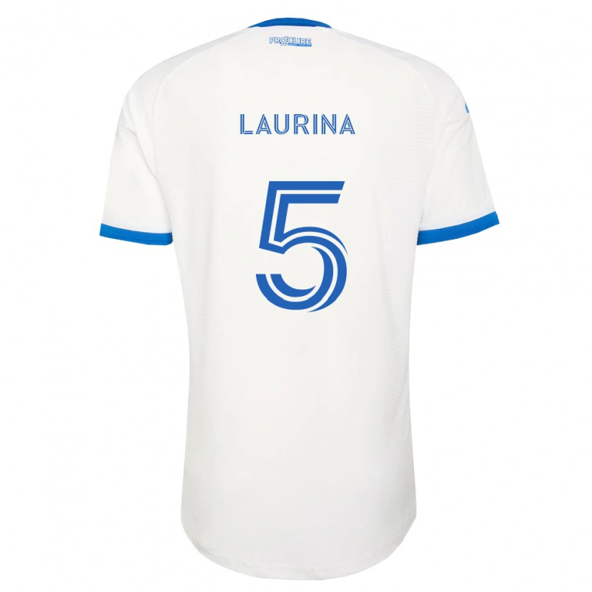Danxen Homem Camisola Bilombo Laurina #5 Azul Celeste Branco Alternativa 2026/27 Camisa