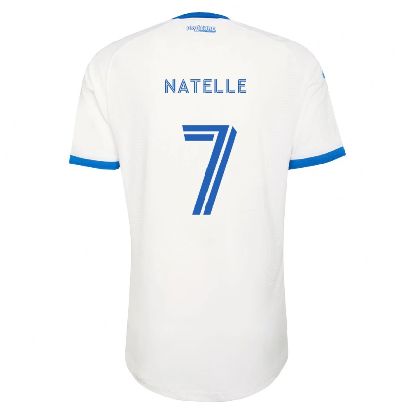 Danxen Homem Camisola Mokbel Natelle #7 Azul Celeste Branco Alternativa 2026/27 Camisa