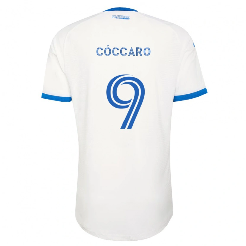 Danxen Homem Camisola Matías Cóccaro #9 Azul Celeste Branco Alternativa 2026/27 Camisa