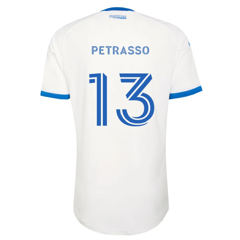 Danxen Homem Camisola Luca Petrasso #13 Azul Celeste Branco Alternativa 2026/27 Camisa