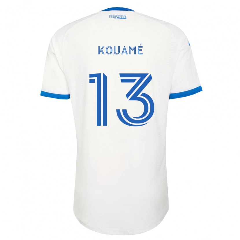 Danxen Homem Camisola Rafael Kouamé #13 Azul Celeste Branco Alternativa 2026/27 Camisa