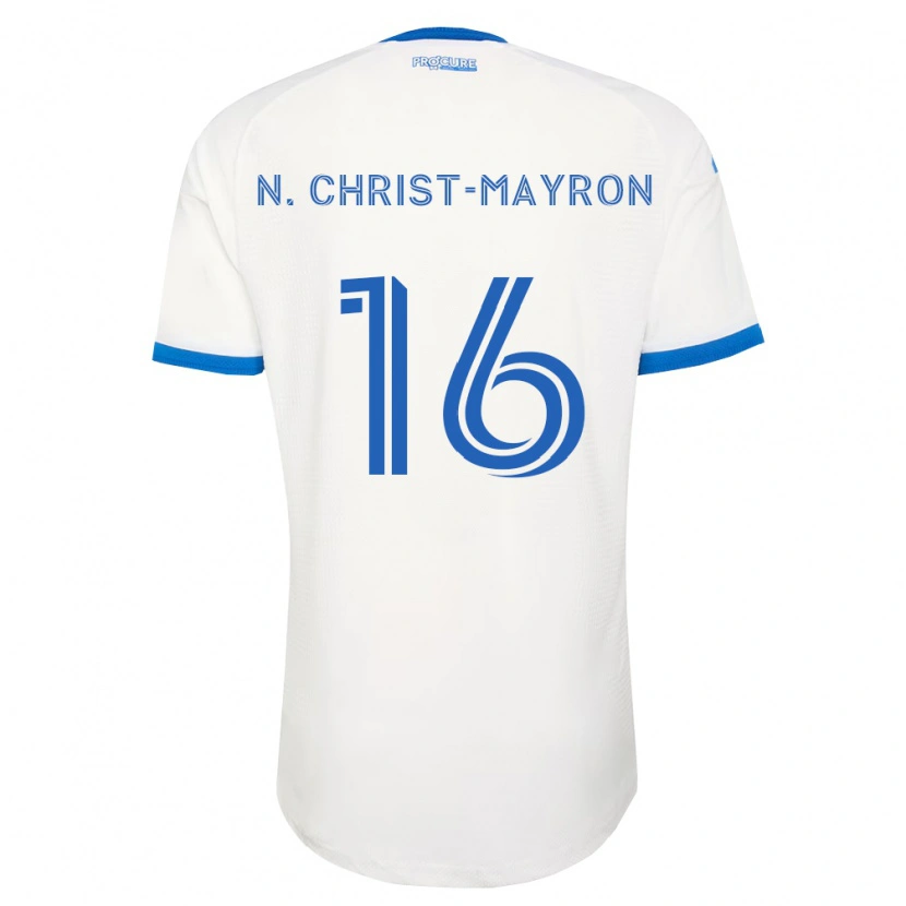 Danxen Homem Camisola Brou Aya N'ta Christ-Mayron #16 Azul Celeste Branco Alternativa 2026/27 Camisa