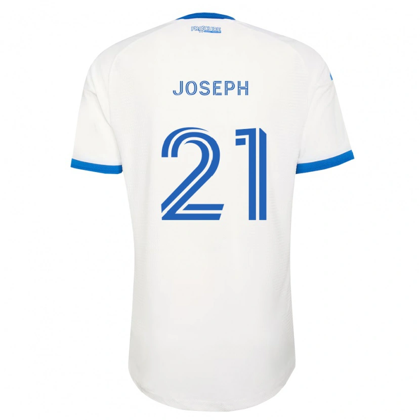 Danxen Homem Camisola Sebastien Udell Joseph #21 Azul Celeste Branco Alternativa 2026/27 Camisa