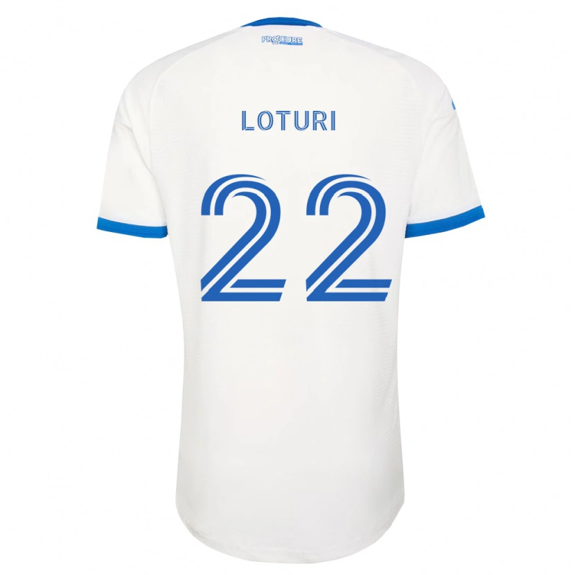 Danxen Homem Camisola Victor Loturi #22 Azul Celeste Branco Alternativa 2026/27 Camisa
