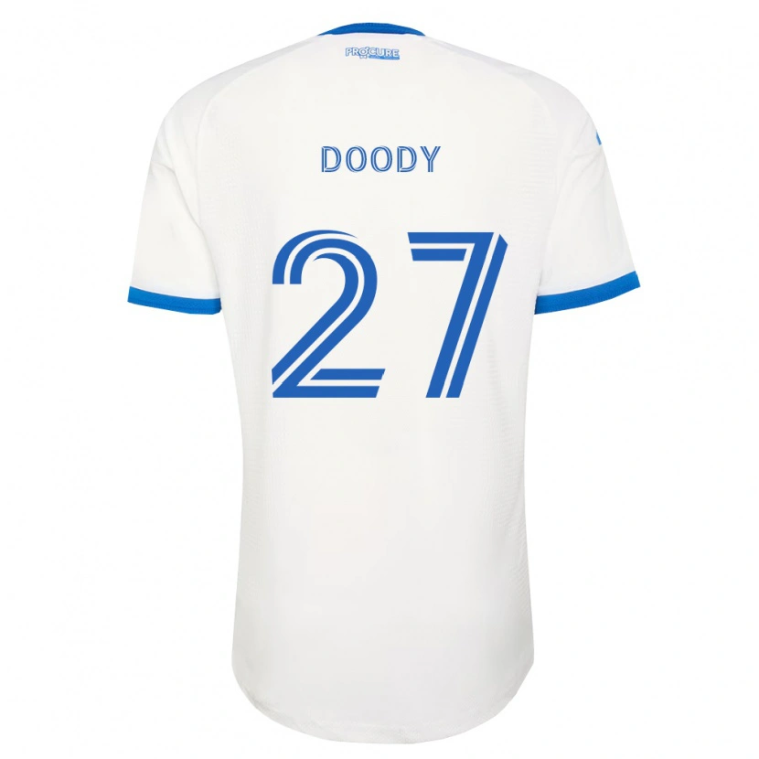 Danxen Homem Camisola Grayson Doody #27 Azul Celeste Branco Alternativa 2026/27 Camisa