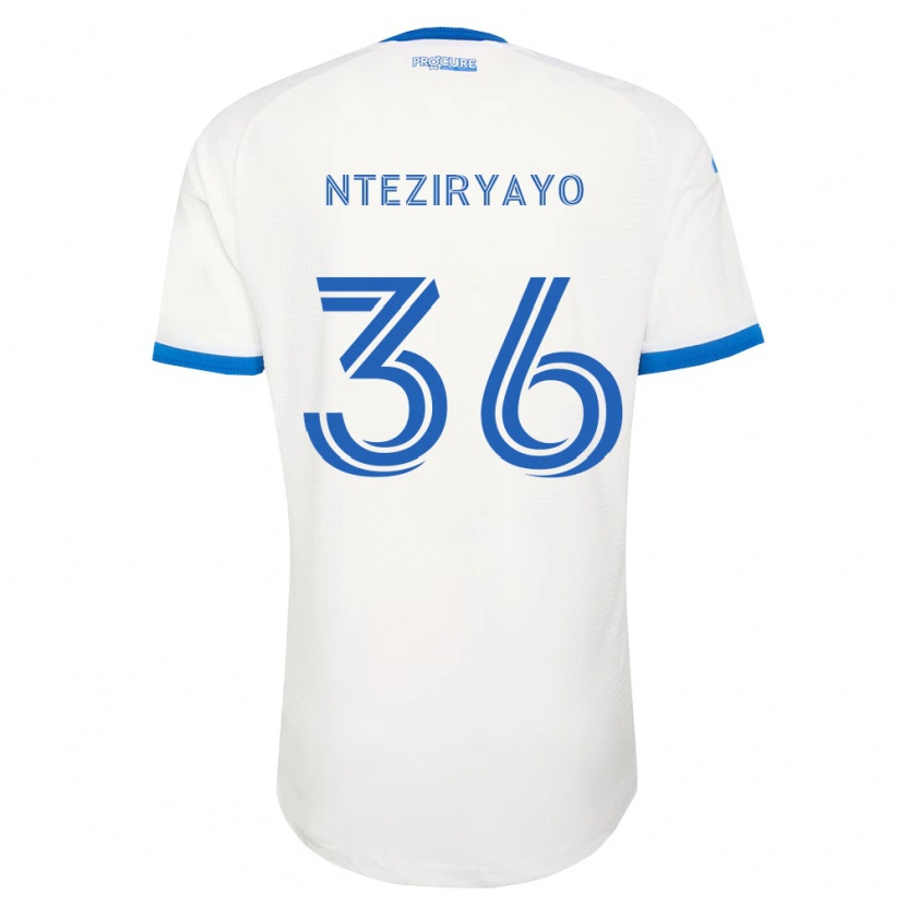 Danxen Homem Camisola Josh Nteziryayo #36 Azul Celeste Branco Alternativa 2026/27 Camisa