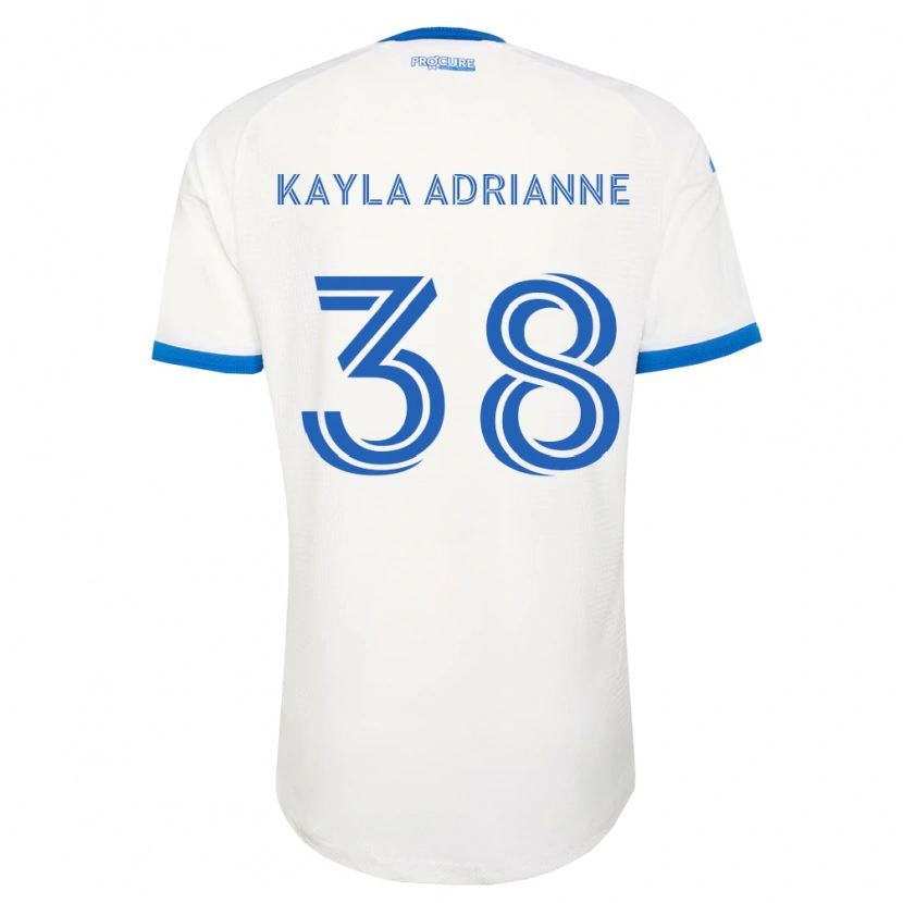 Danxen Homem Camisola Kamdem Kayla Adrianne #38 Azul Celeste Branco Alternativa 2026/27 Camisa