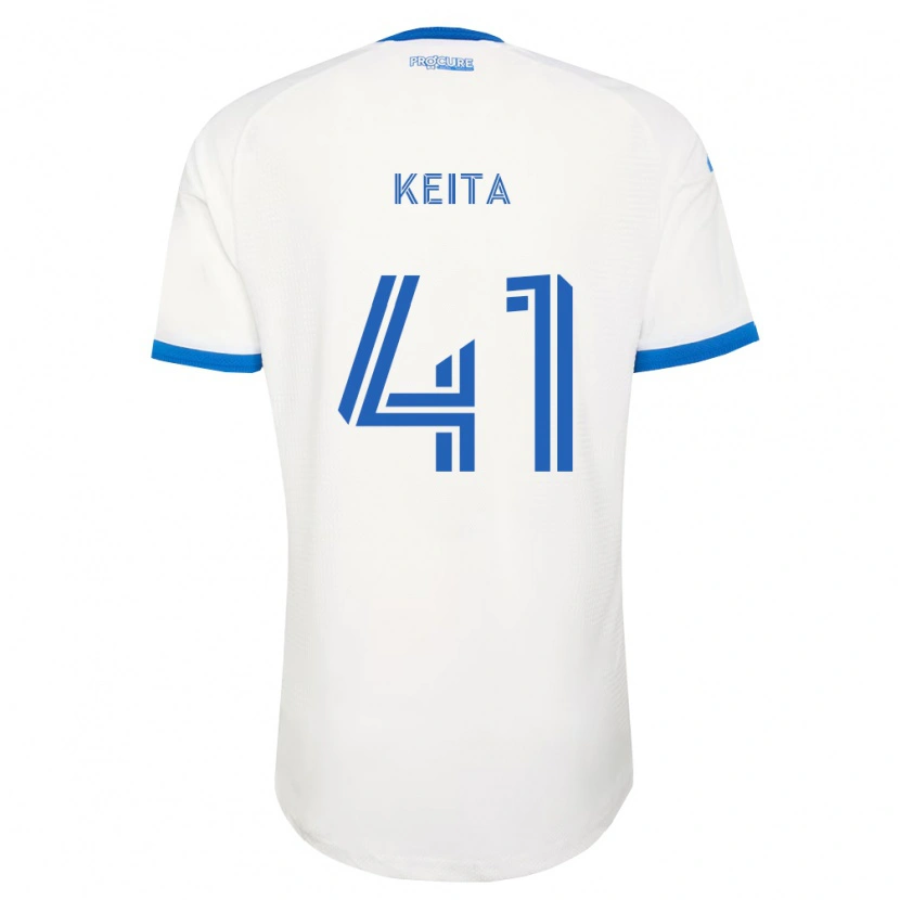 Danxen Homem Camisola Samsy Keita #41 Azul Celeste Branco Alternativa 2026/27 Camisa