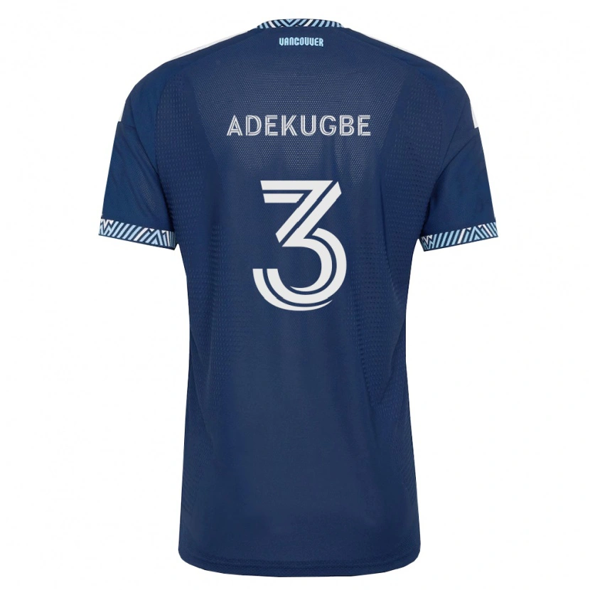 Danxen Homem Camisola Sam Adekugbe #3 Azul Profundo Branco Alternativa 2026/27 Camisa