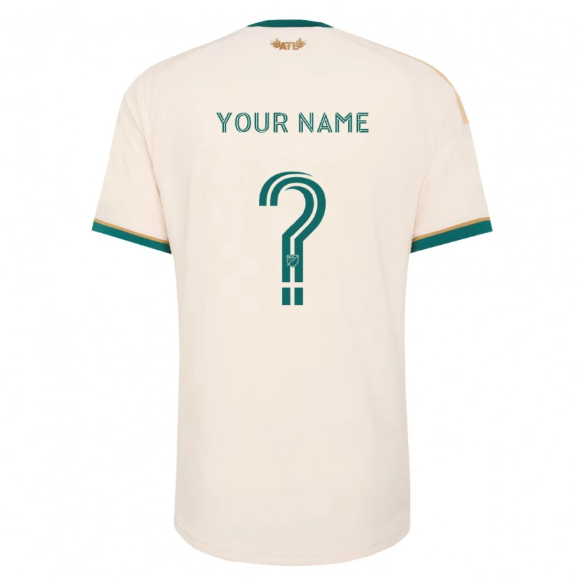 Danxen Homem Camisola Seu Nome #0 Verde Champanhe Alternativa 2026/27 Camisa