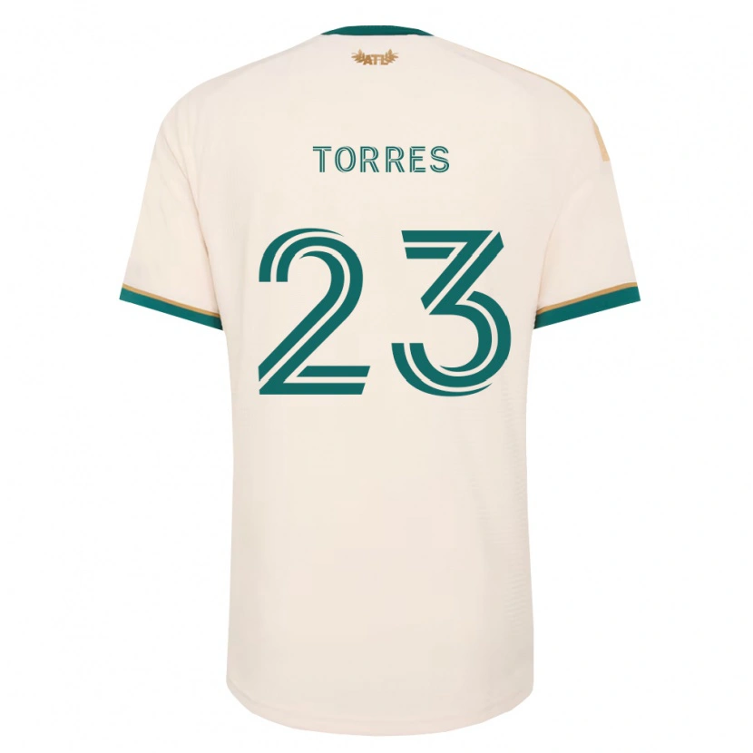 Danxen Homem Camisola Adyn Torres #23 Verde Champanhe Alternativa 2026/27 Camisa
