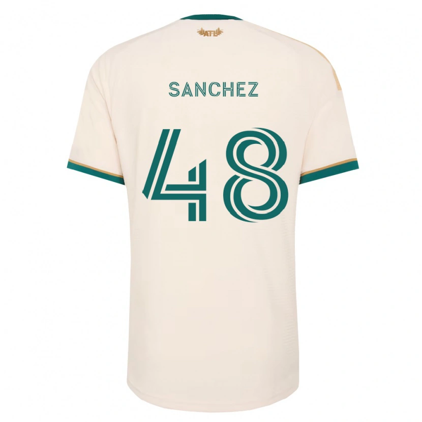 Danxen Homem Camisola Cooper Sanchez #48 Verde Champanhe Alternativa 2026/27 Camisa