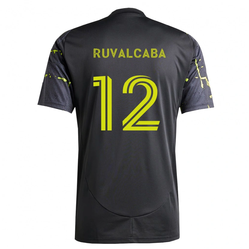 Danxen Homem Camisola Cesar Ruvalcaba #12 Amarelo Fluorescente Preto Alternativa 2026/27 Camisa
