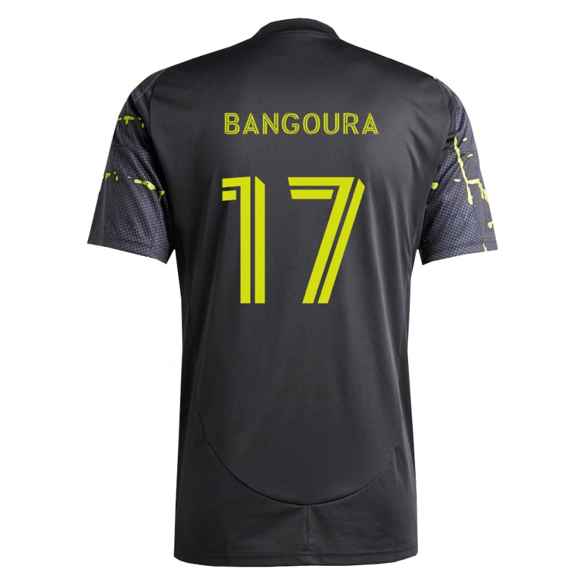 Danxen Homem Camisola Sekou Bangoura #17 Amarelo Fluorescente Preto Alternativa 2026/27 Camisa